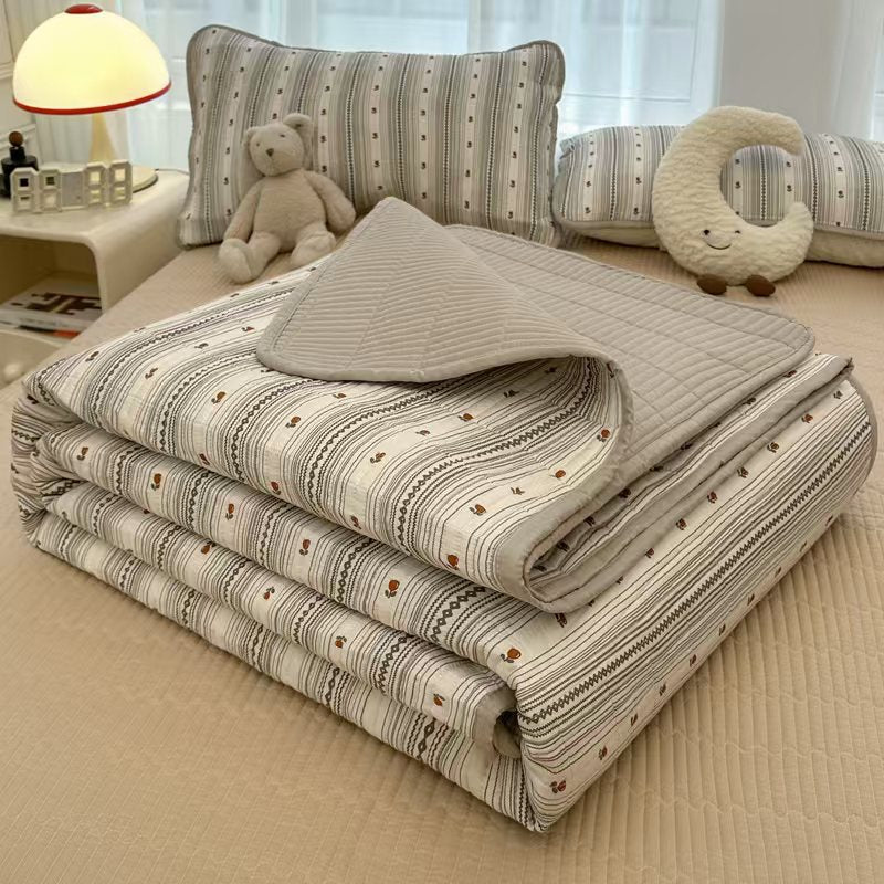 Quilted Cotton Anti-Slip Bed Cover
