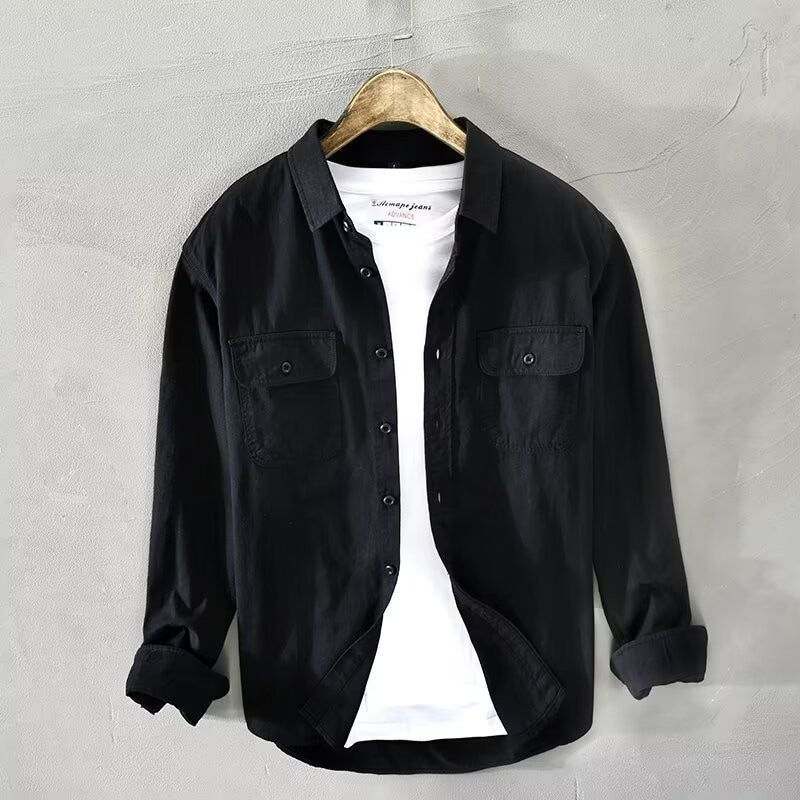Men's Multi-Pocket Corduroy Work Jacket
