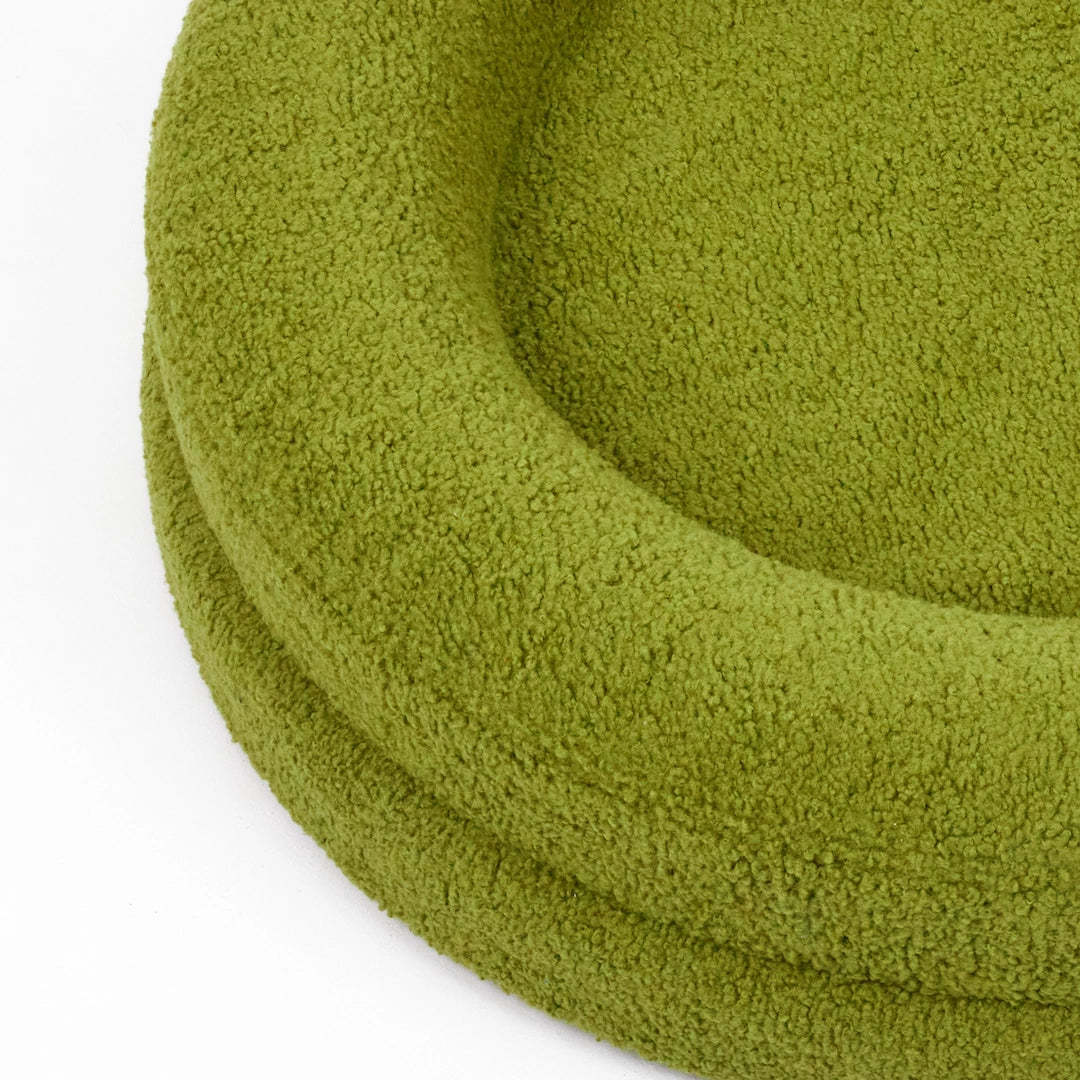 Round Teddy Velvet Pet Bed
