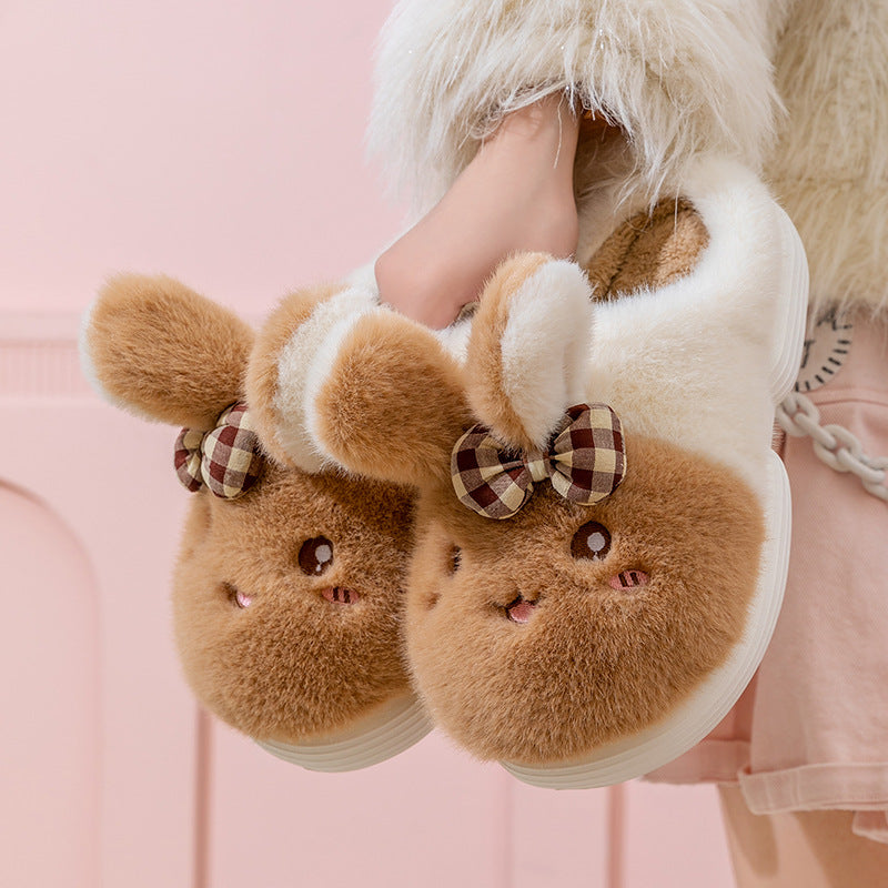 Cartoon Plush House Slippers