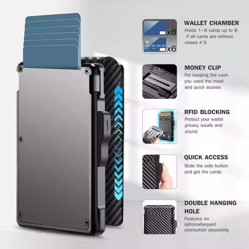 Carbon Fiber RFID-Blocking Wallet