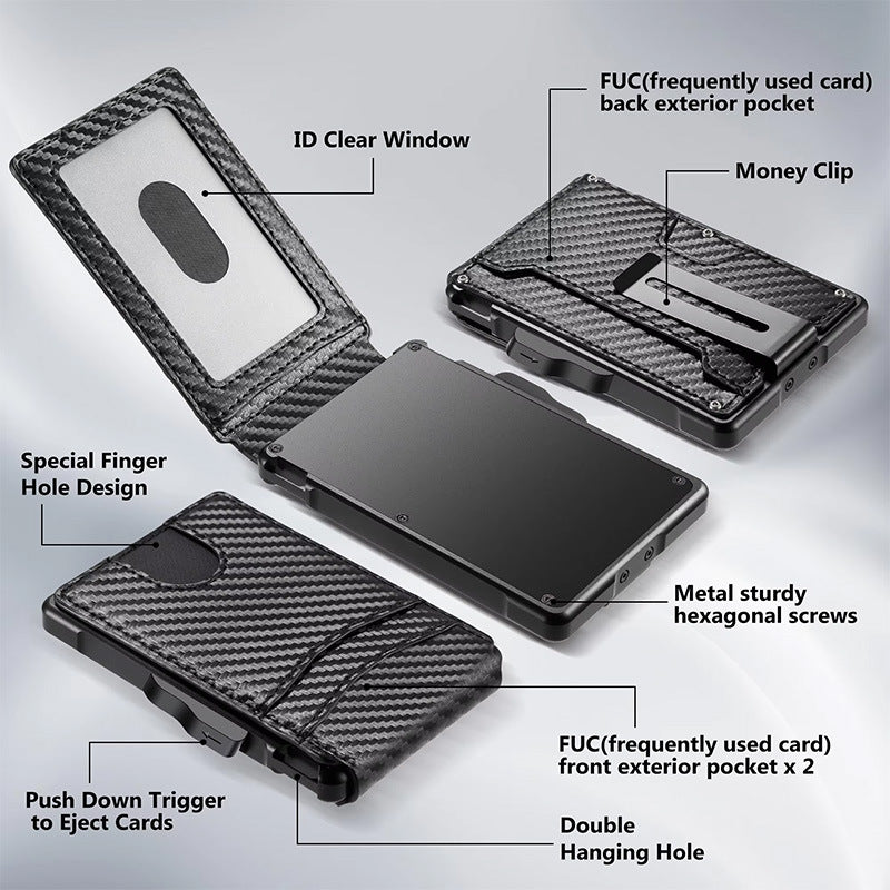 Carbon Fiber RFID-Blocking Wallet