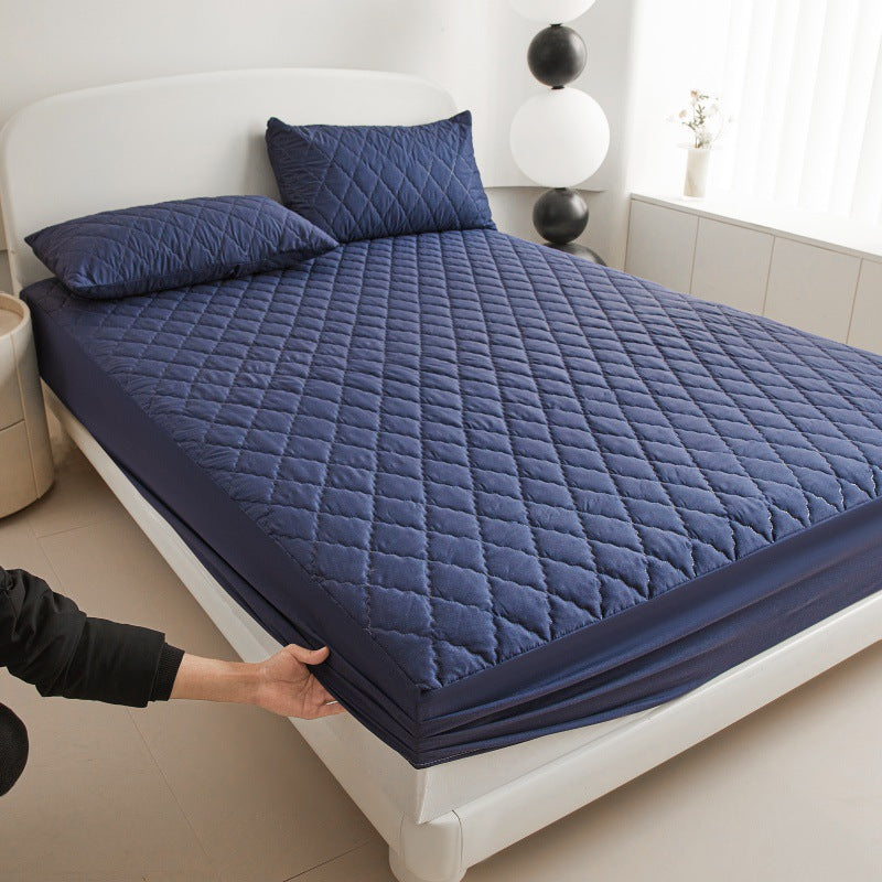 Waterproof Quilted Mattress Cover with Cotton Lining