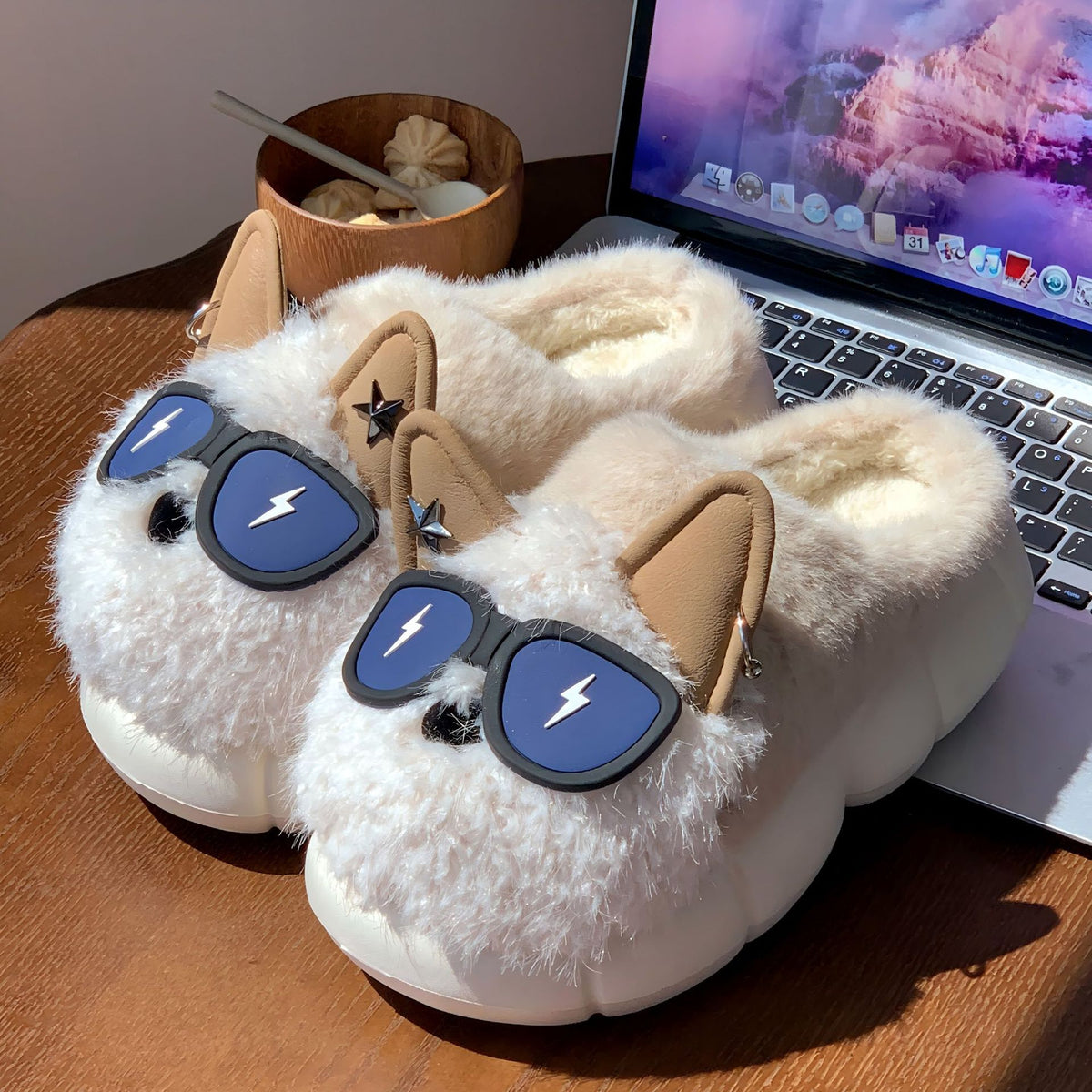 Cartoon Plush House Slippers