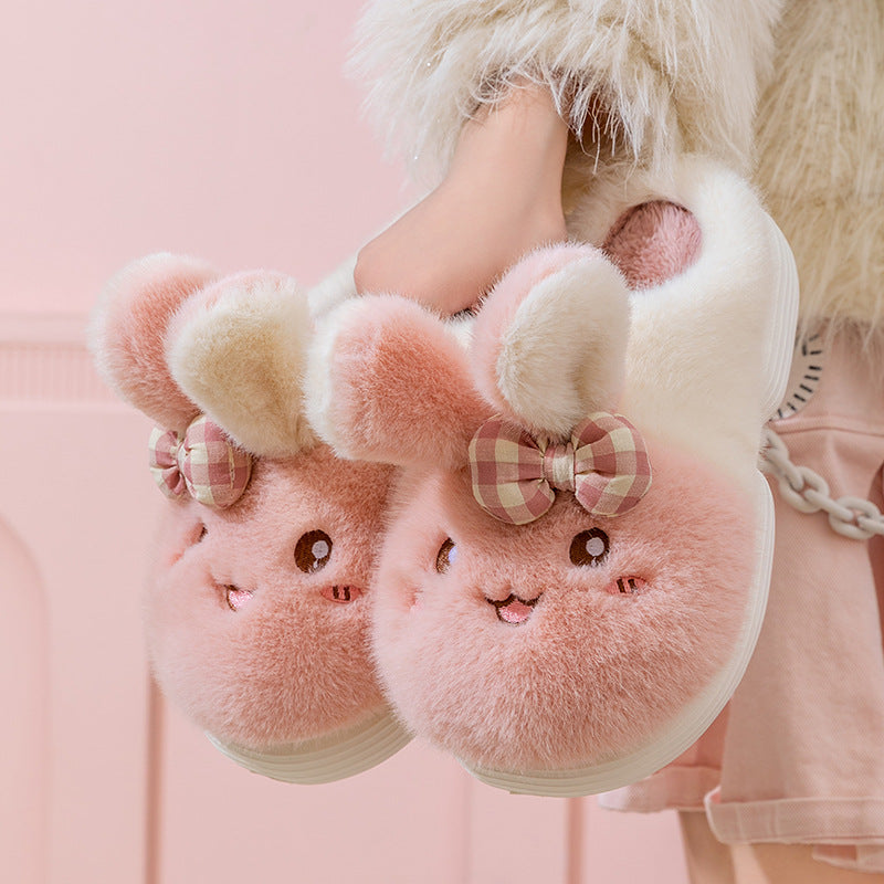 Cartoon Plush House Slippers