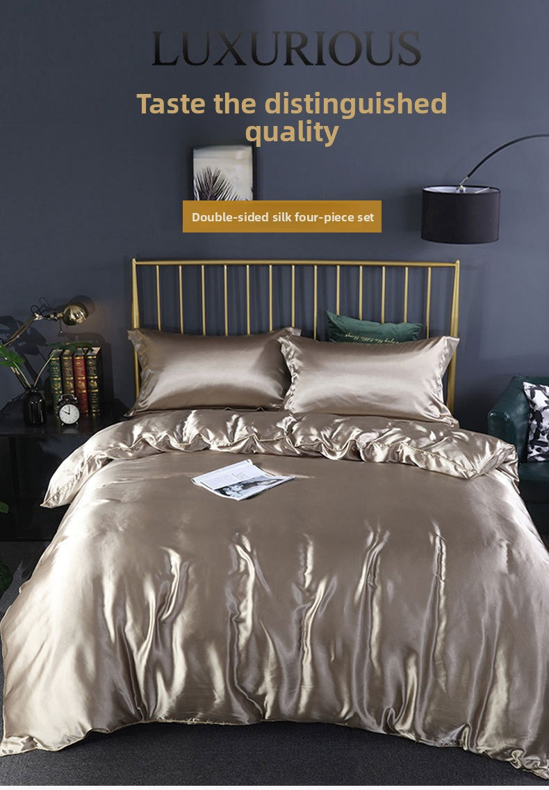 Reversible Satin Bedding Set