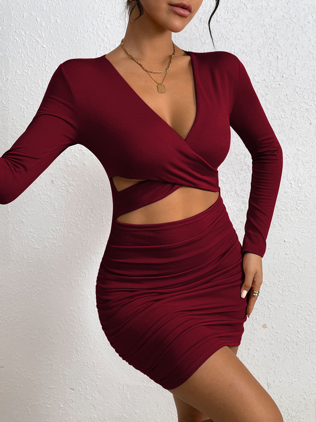 Women's Long Sleeve Bodycon Dress