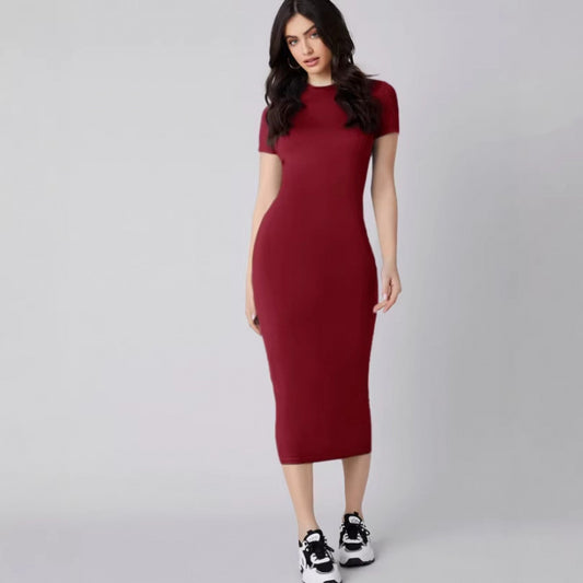 Body Contour Knitted Dress
