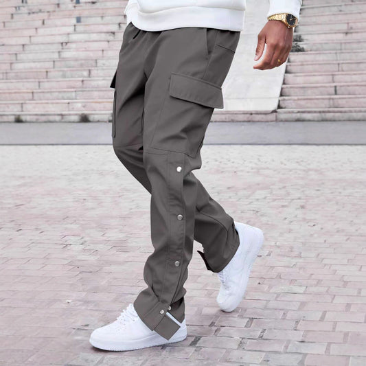 Men's Straight-Leg Mid-Rise Cargo Pants
