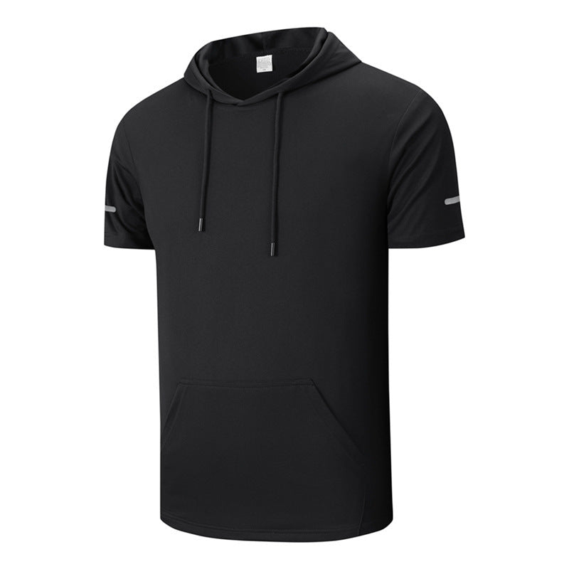 Men's Quick-Dry Hooded Ice-Silk Tank Top