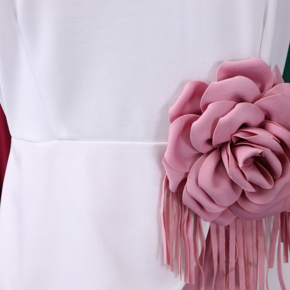 Women's Floral Pleated Half-Sleeve Dress