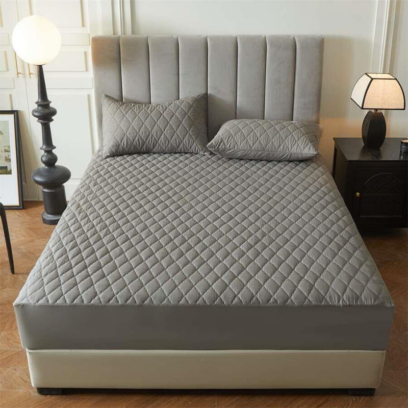 Waterproof Quilted Mattress Cover with Cotton Lining