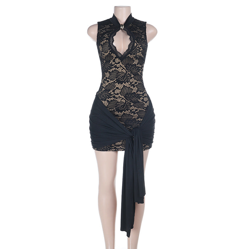 Women's Lace Bodycon Mini Dress