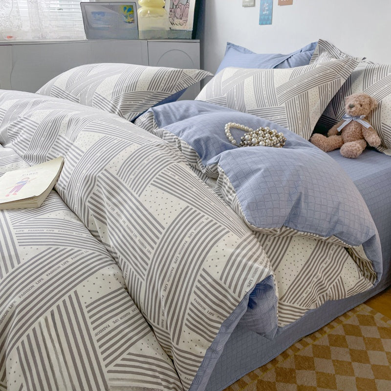 Pure Cotton Floral Bedding Set