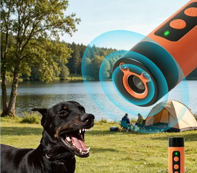 Handheld Ultrasonic Dog Repellent Device