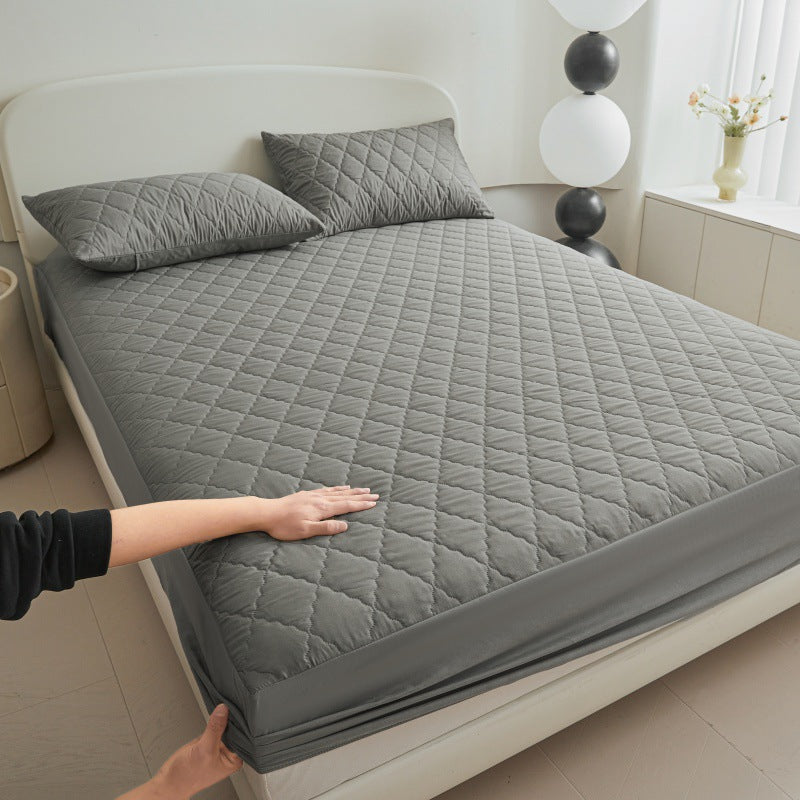 Waterproof Quilted Mattress Cover with Cotton Lining