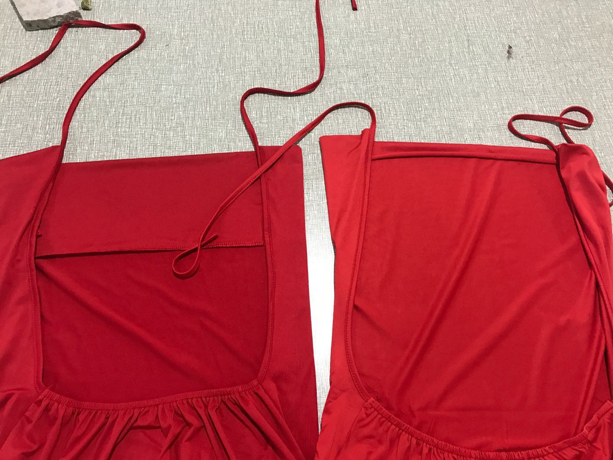 Women's Spaghetti Strap Backless Short Dress