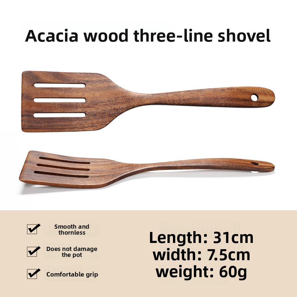 Acacia Wood Kitchen Utensil Set