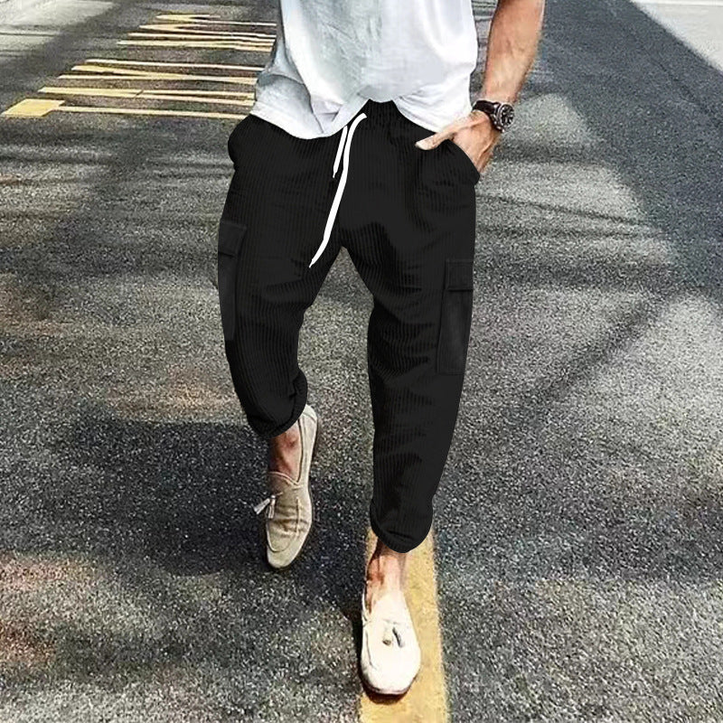 Men's Straight-Leg Corduroy Pants