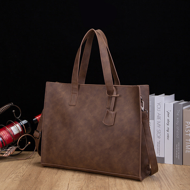 Men's Tote and Crossbody Laptop Bag