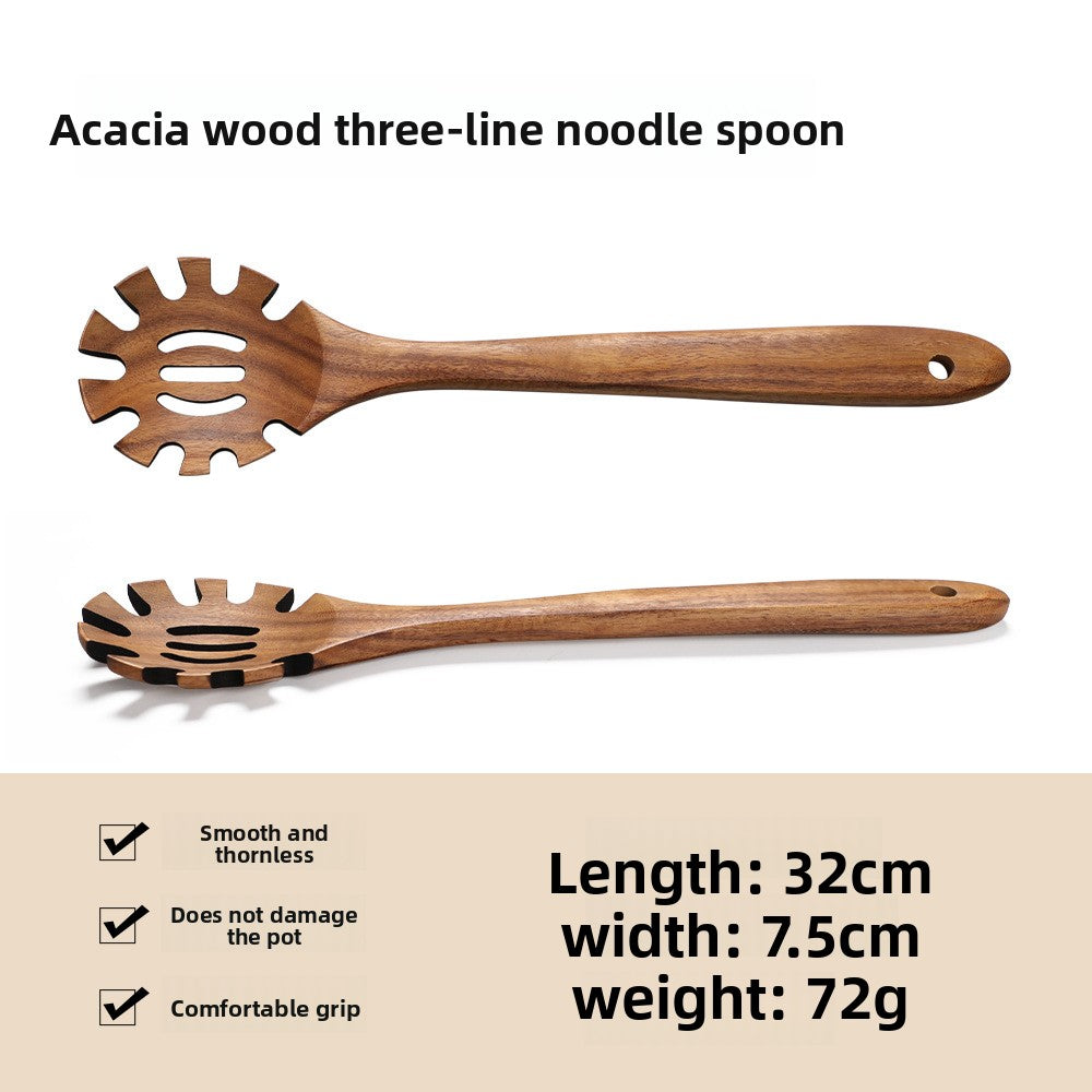 Acacia Wood Kitchen Utensil Set