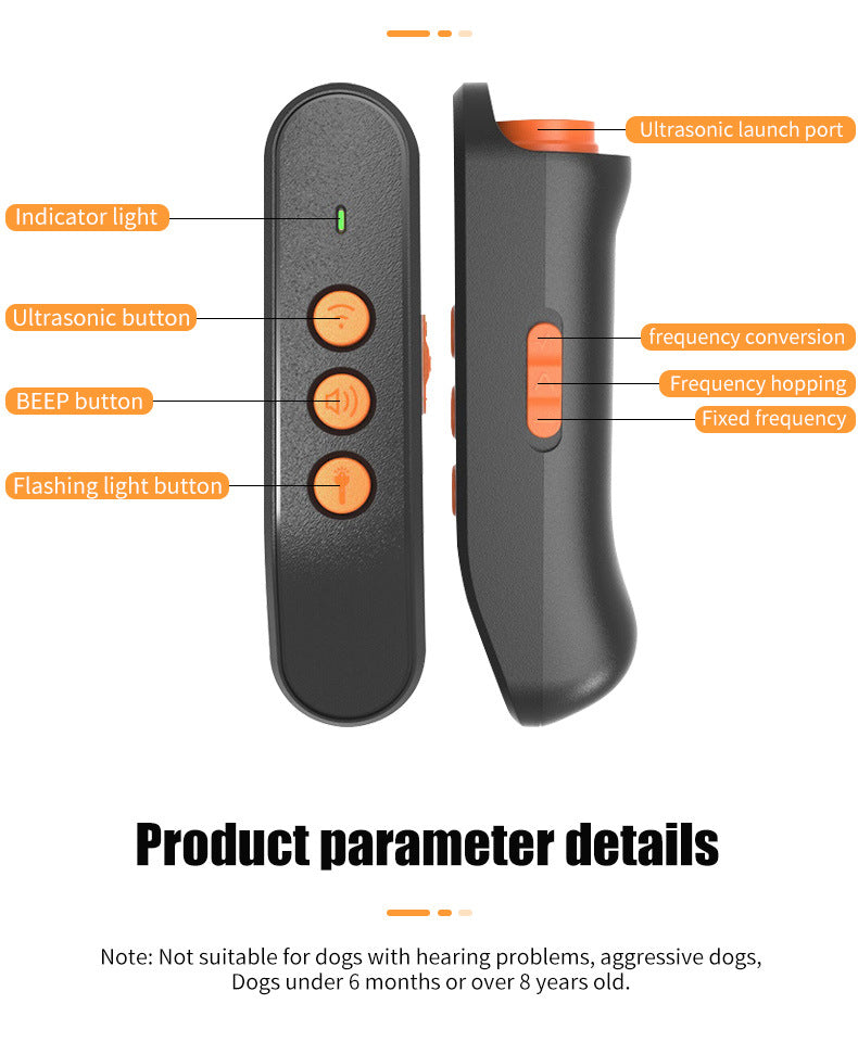 Ultrasonic Dog Repeller and Training Device