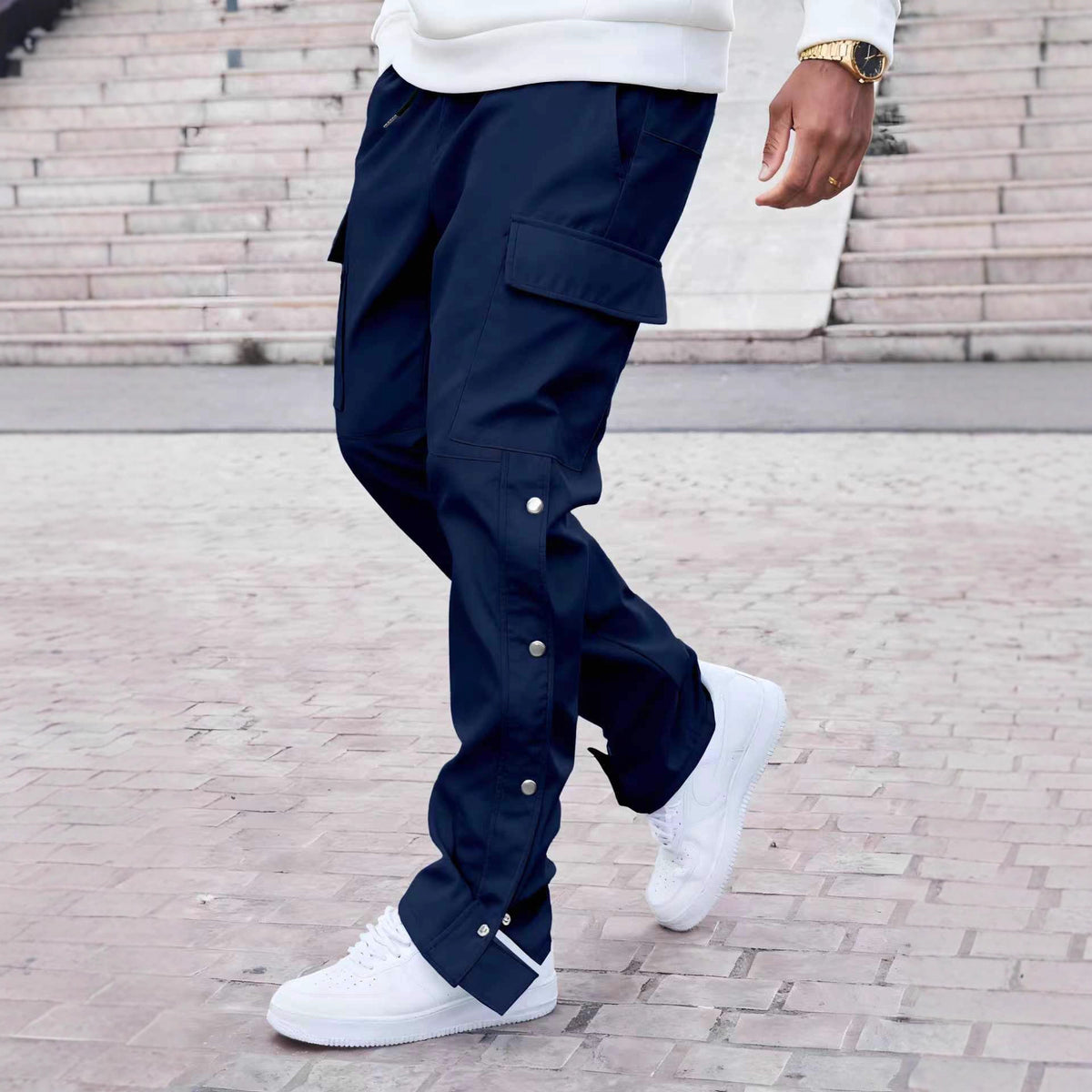 Men's Straight-Leg Mid-Rise Cargo Pants