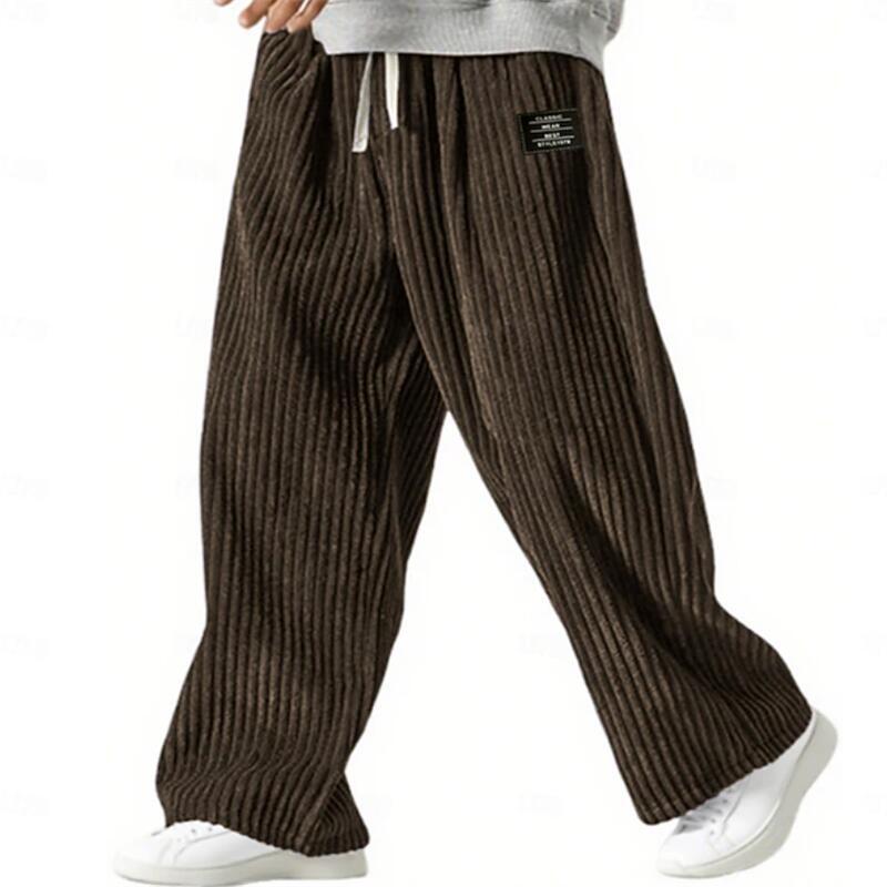 Men's Corduroy Drawstring Pants