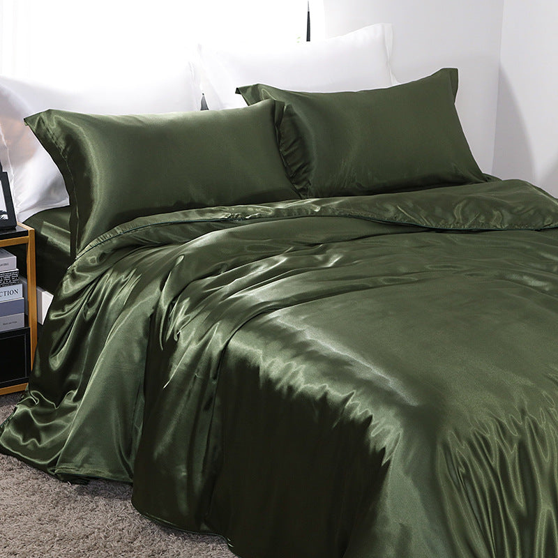 Reversible Satin Bedding Set