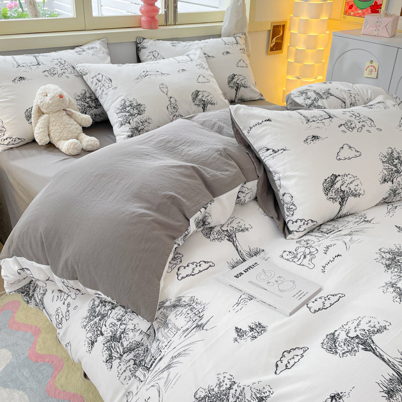 Washed Cloud Cotton Duvet Cover