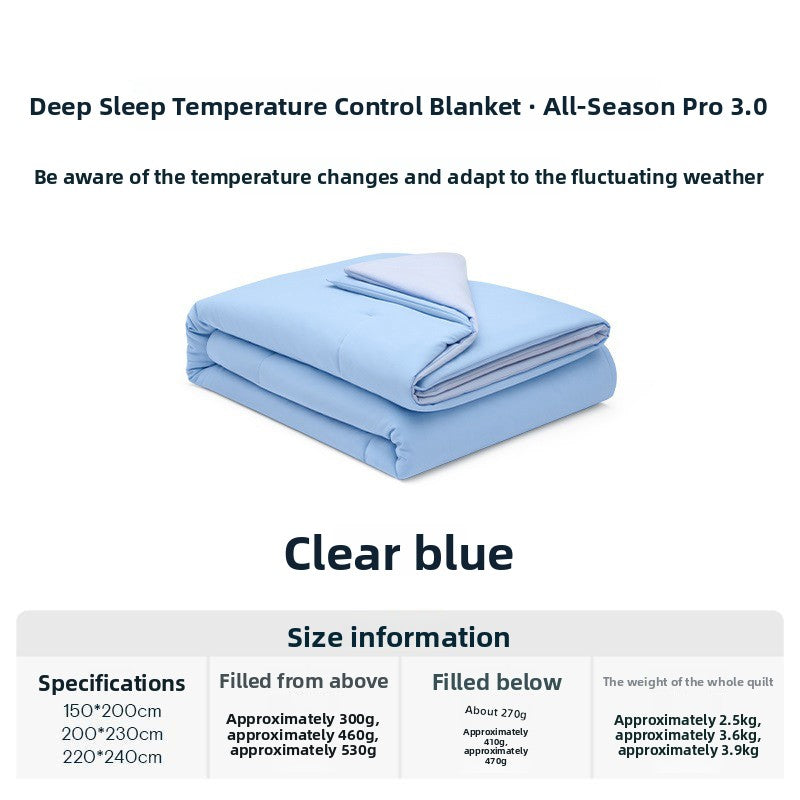 All-Season Temperature Regulating Quilt