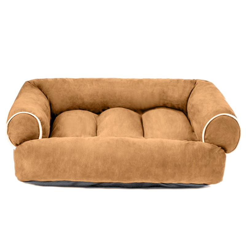 Deerskin Velvet Pet Dog Sofa Bed