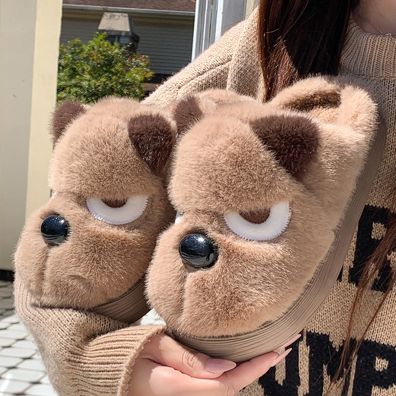Cartoon Plush House Slippers