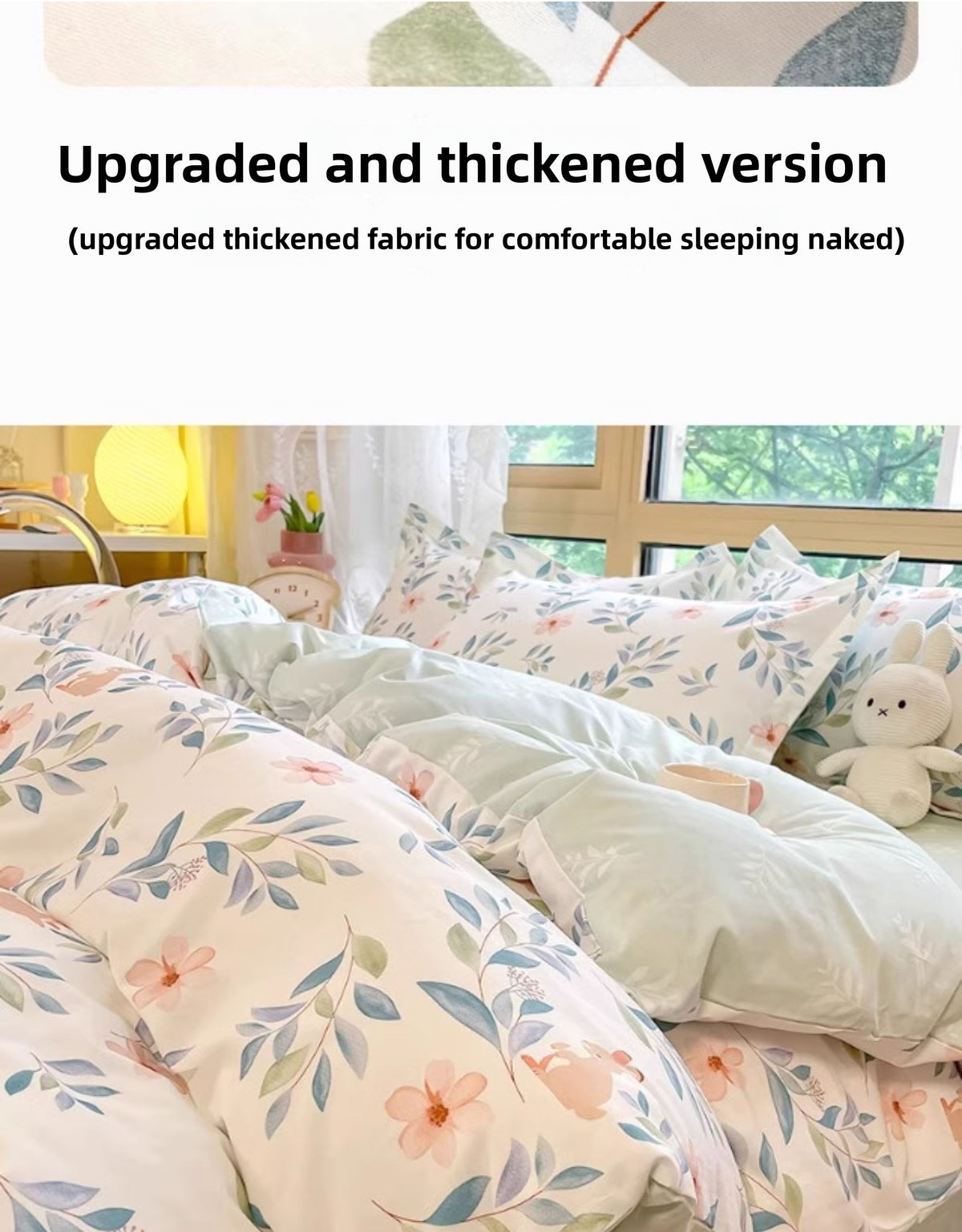 Pure Cotton Floral Bedding Set