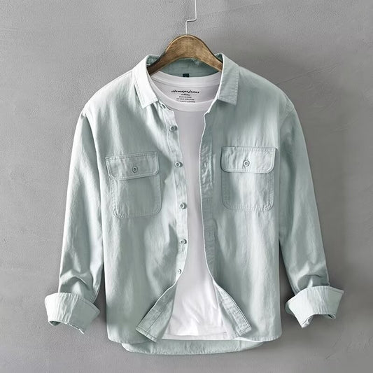 Men's Multi-Pocket Corduroy Work Jacket