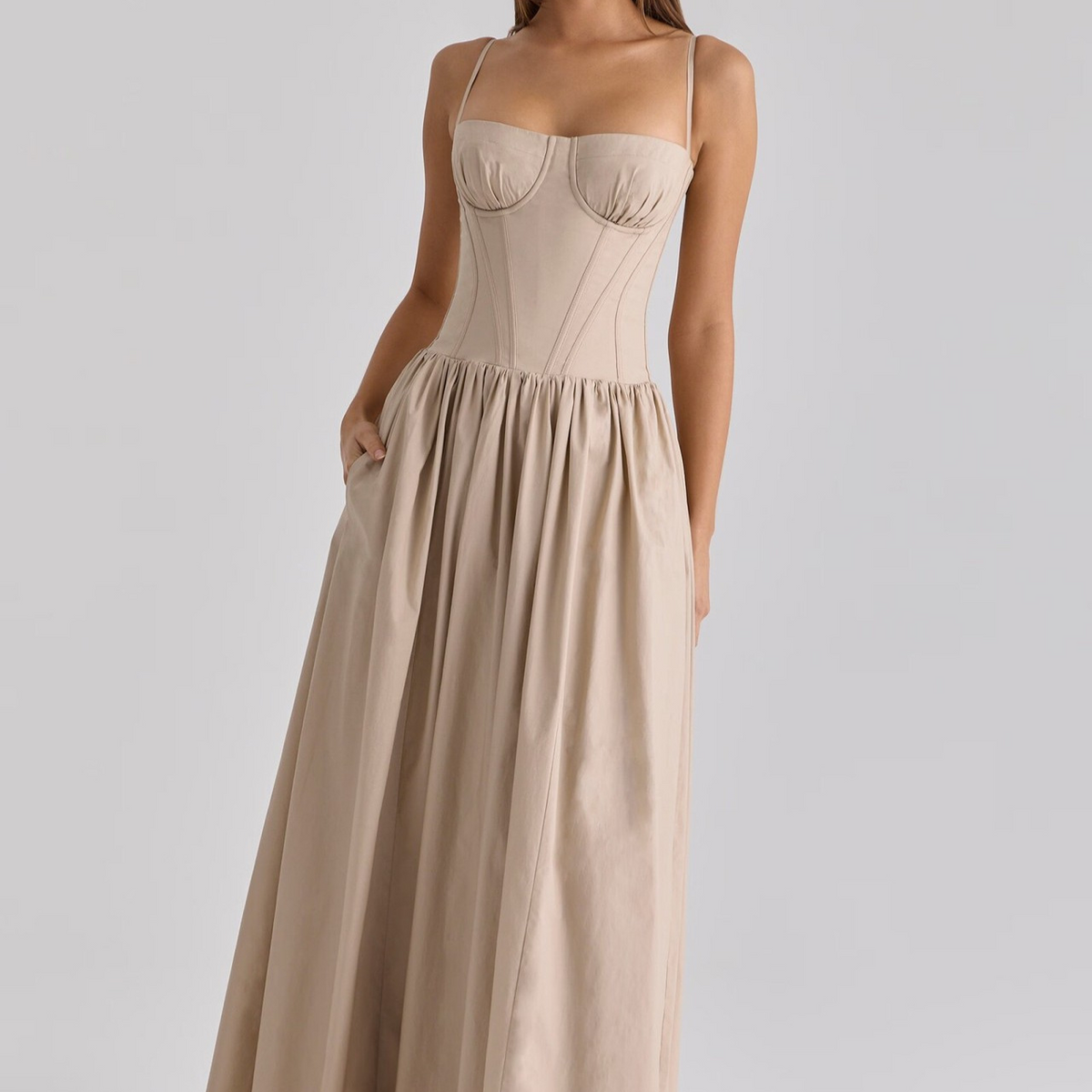 Women's Elegant Strapless Dress