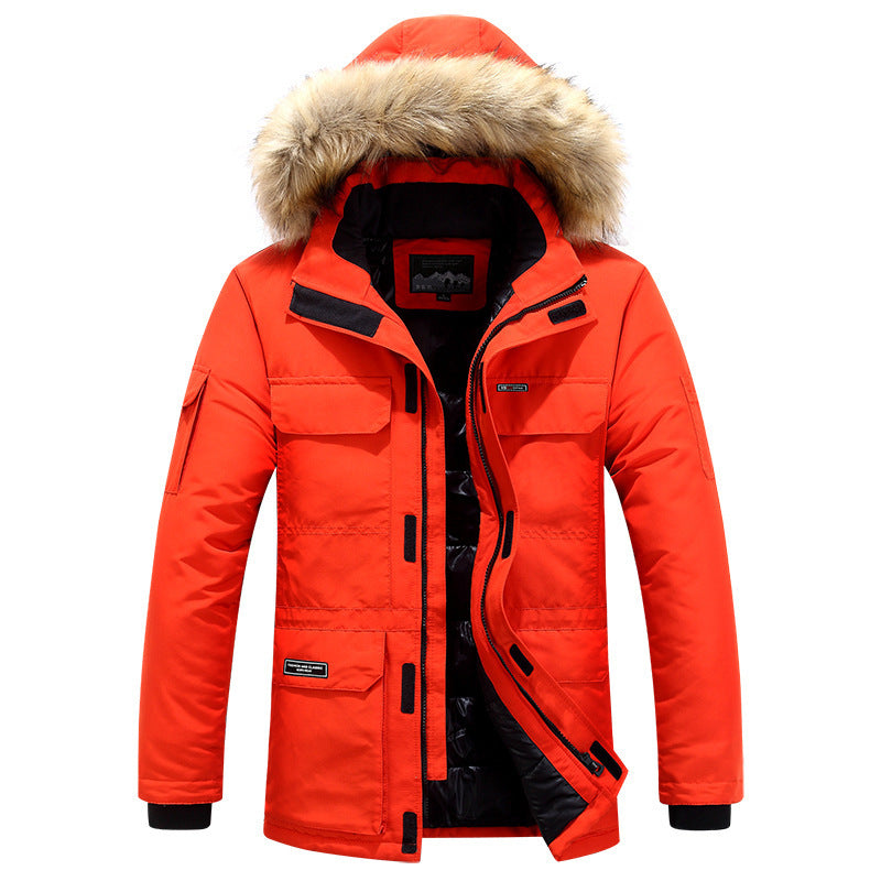 Men's Mid-Length Cotton-Padded Coat