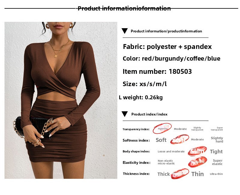 Women's Long Sleeve Bodycon Dress