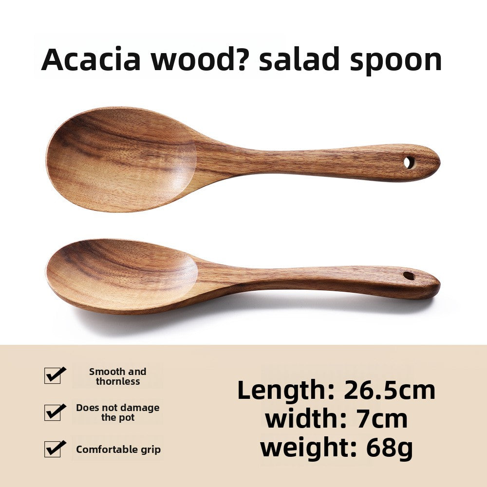 Acacia Wood Kitchen Utensil Set