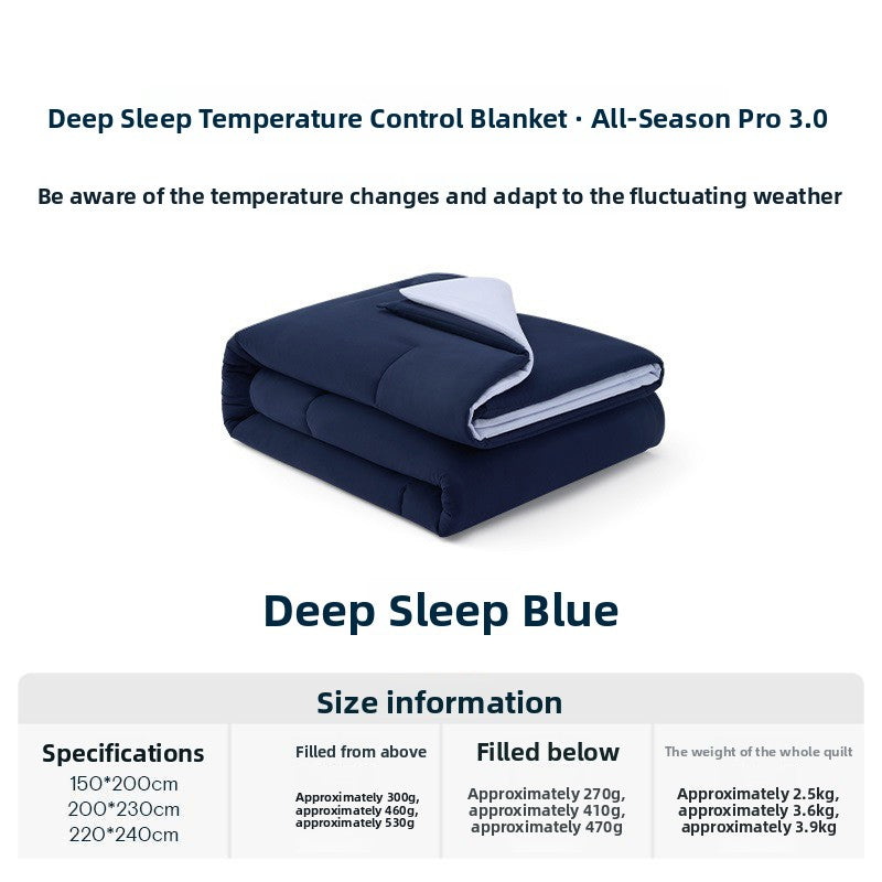 All-Season Temperature Regulating Quilt
