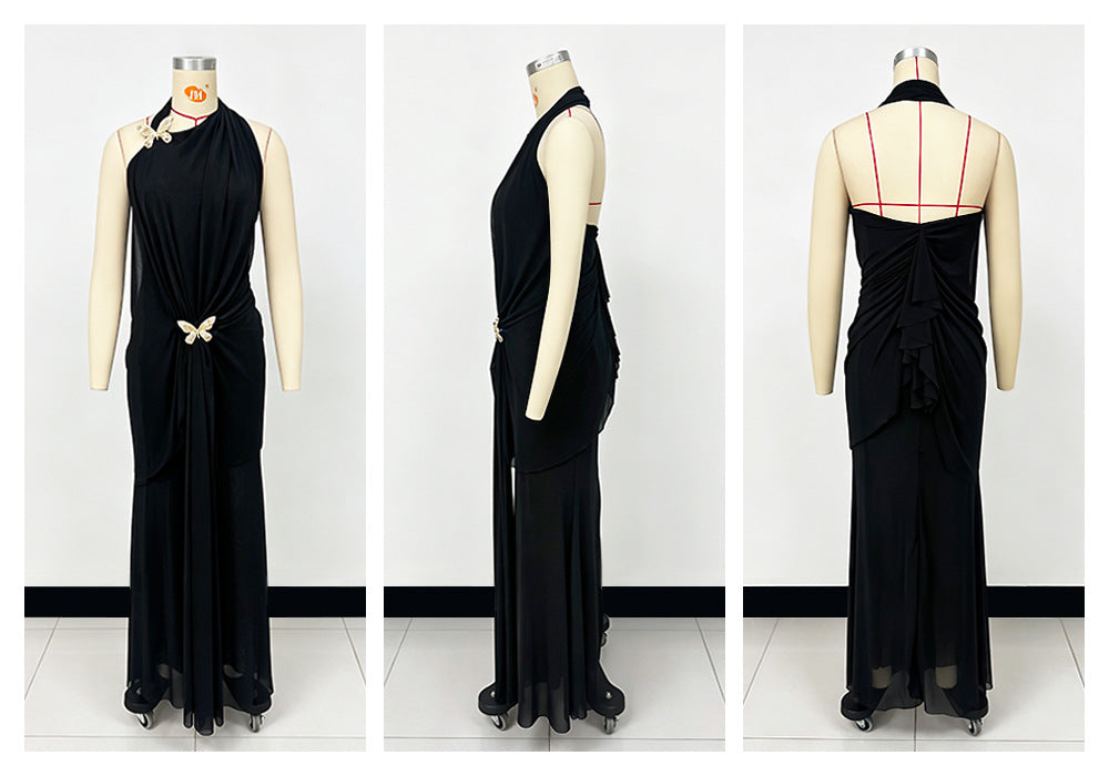 Women's Off-Shoulder Butterfly Bodycon Dress