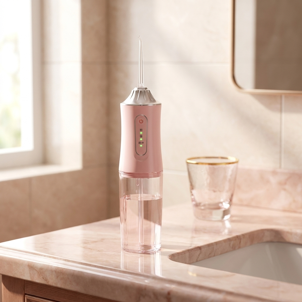 Pink Top bathroom lifestyle