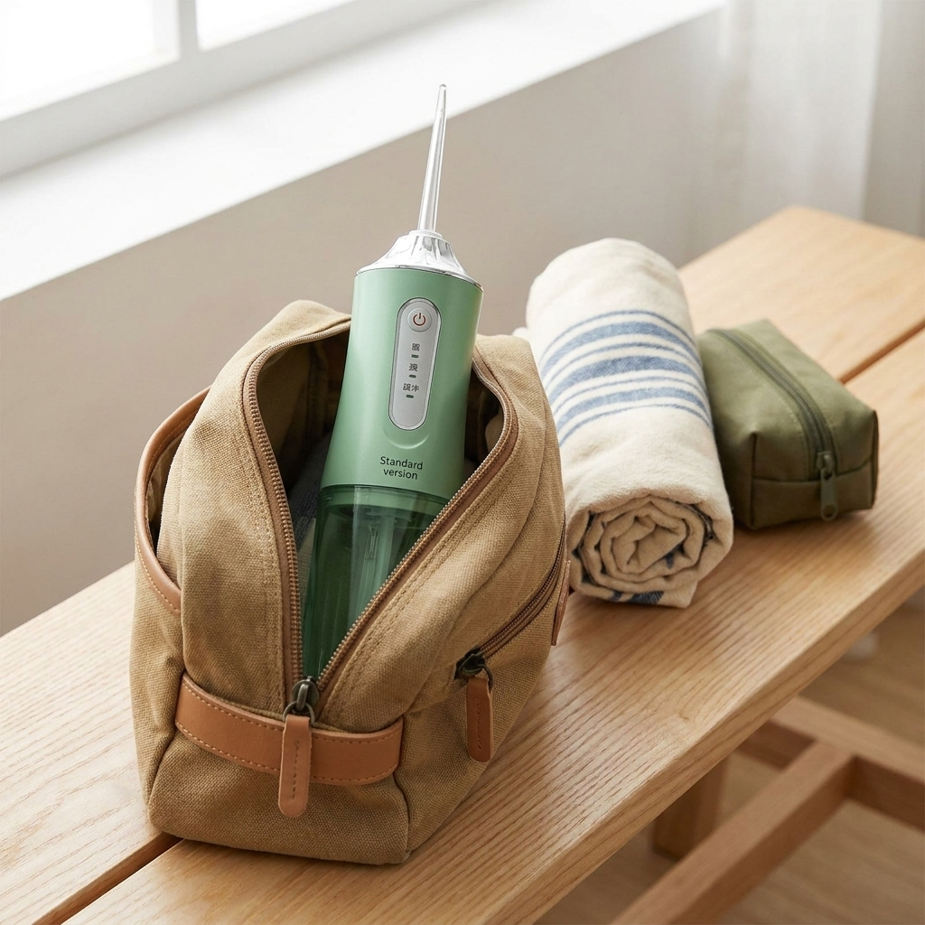 Green Standard travel bag lifestyle