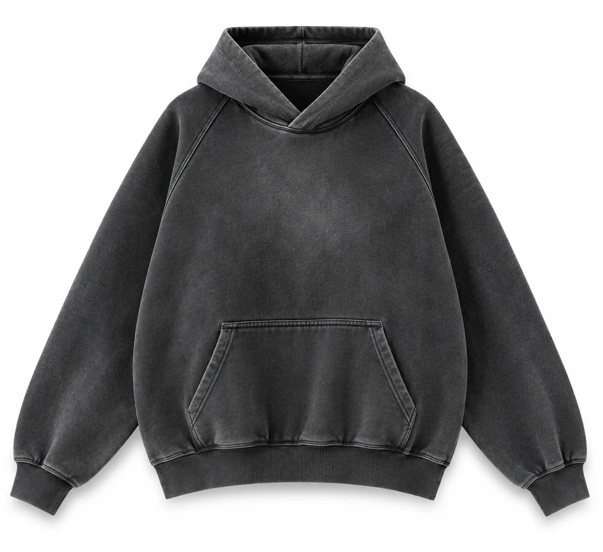 Men's Retro Fleece-Lined Hoodie and Sweatpants Set