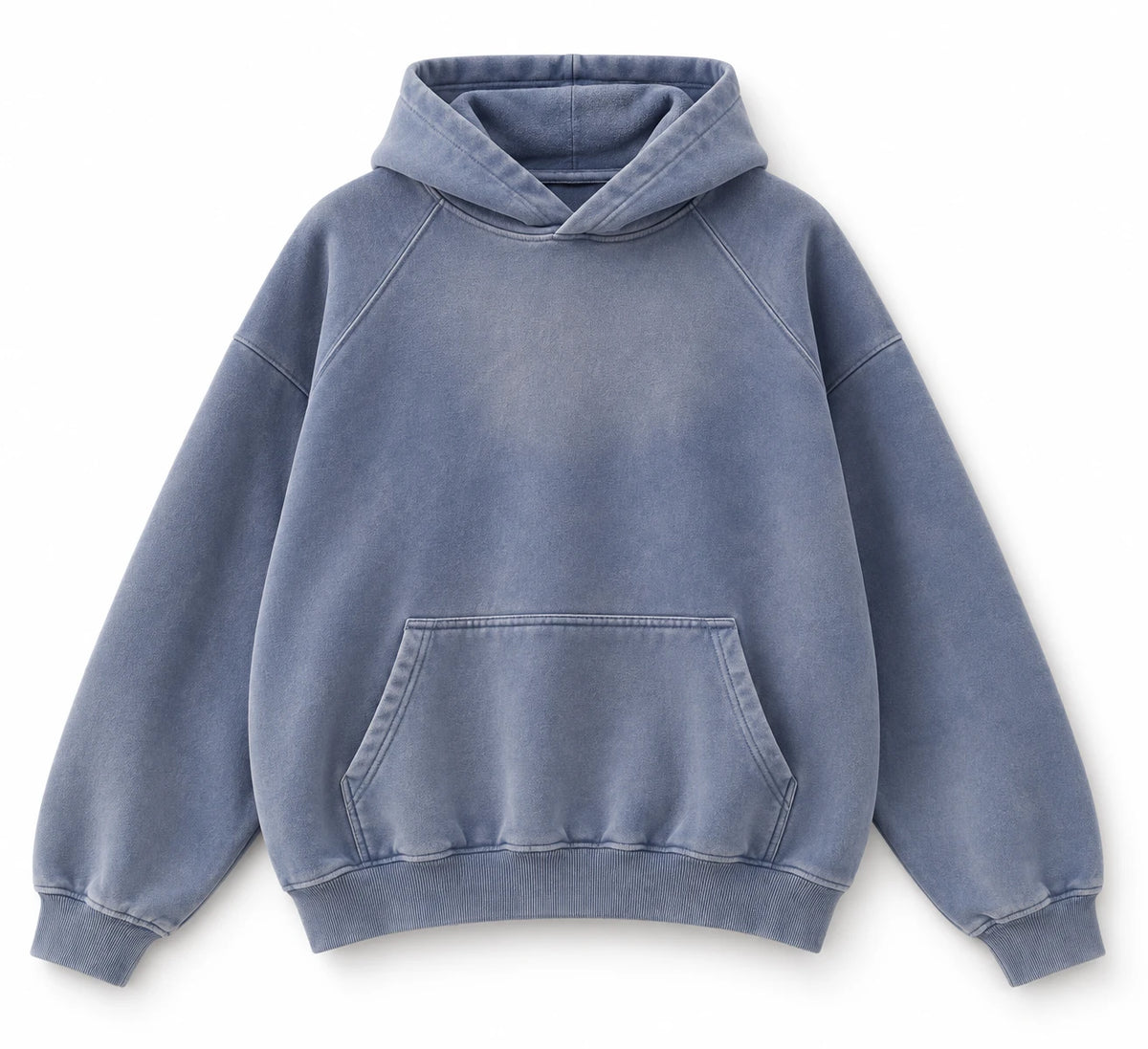 Men's Retro Fleece-Lined Hoodie and Sweatpants Set