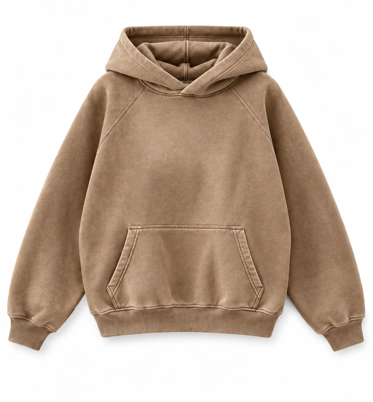 Men's Retro Fleece-Lined Hoodie and Sweatpants Set