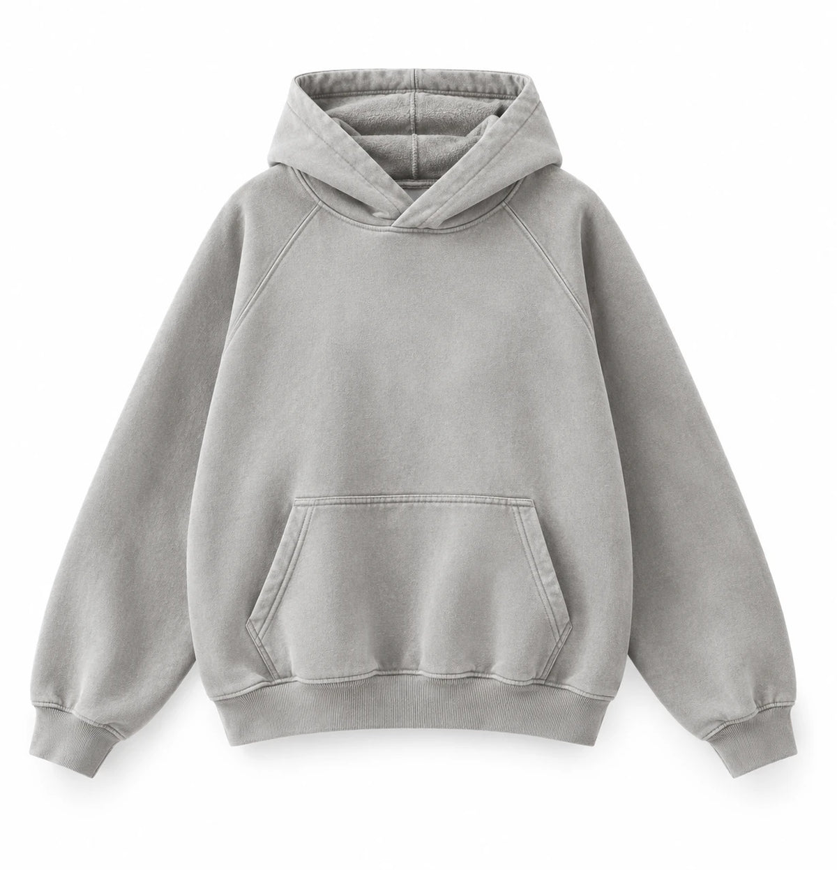 Men's Retro Fleece-Lined Hoodie and Sweatpants Set