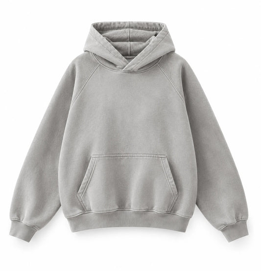 Men's Retro Fleece-Lined Hoodie and Sweatpants Set