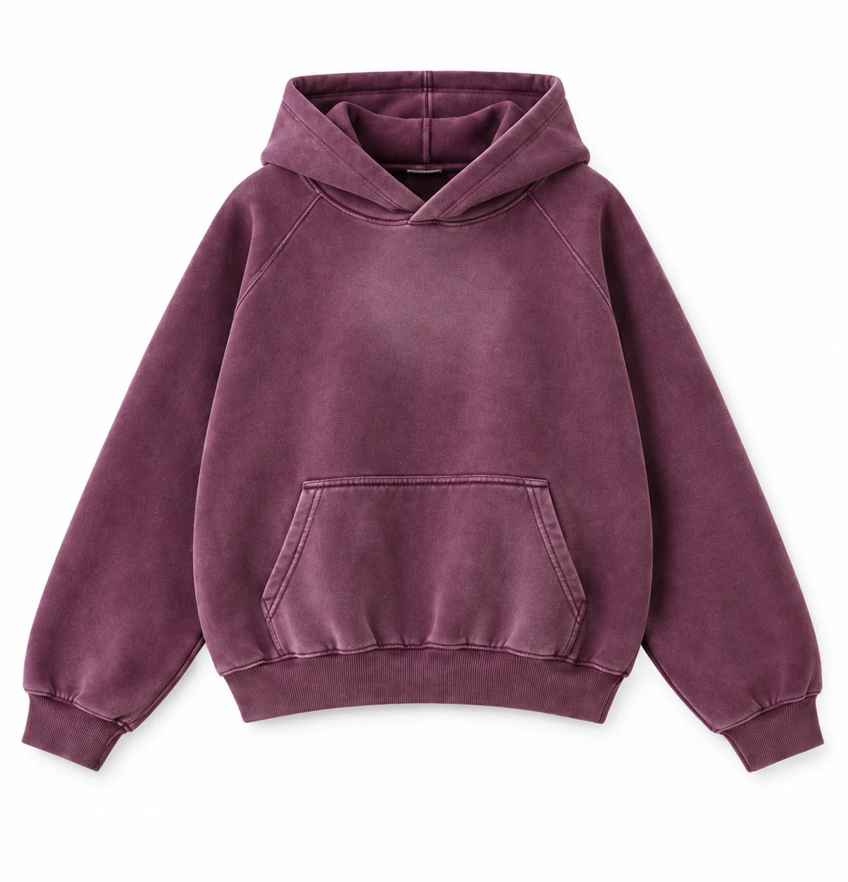 Men's Retro Fleece-Lined Hoodie and Sweatpants Set