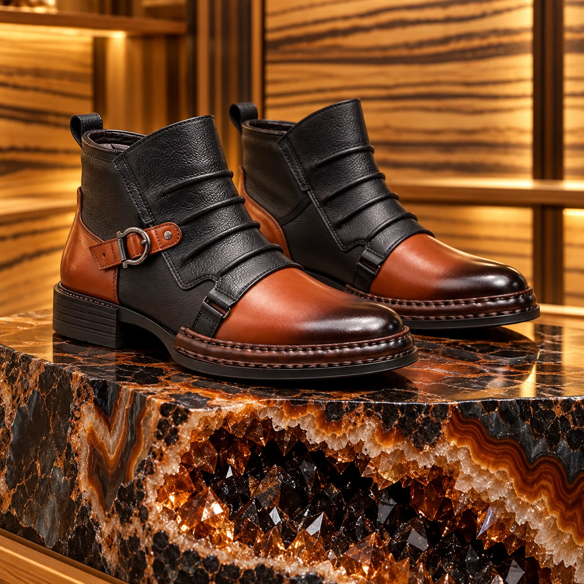 Men's Casual Leather Boots